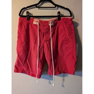 Pendleton Woolen Mills Mens Board Shorts red size 36